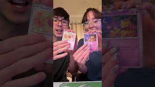 EARLY MEGA EVOLUTION PACK BATTLE VS GIRLFRIEND😍 Pokemon Cards #Pokemon #PokemonCards #Pokemontcg