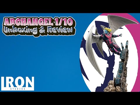 ARCHANGEL BDS ART 1/10 SCALE STATUE UNBOXING & REVIEW | X-MEN vs SENTINEL DIORAMA | IRON STUDIOS