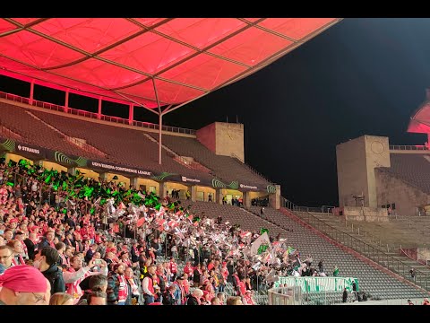 2021.09.30 1.FC Union Berlin - Maccabi Haifa before the match stimmung by haifa fans