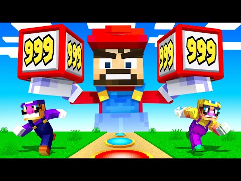 Playing Super Mario Party With *OP* Items in Minecraft