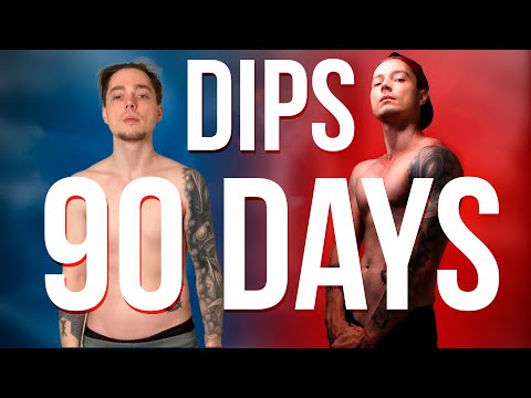 I Did Dips Every Day for 3 Months. | Real Transformations