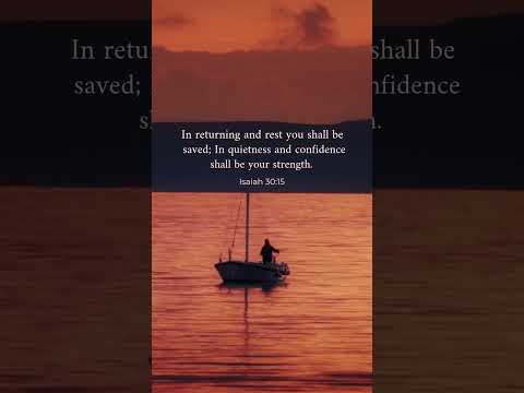 In Returning And Rest Isaiah 30 15 - Misc…