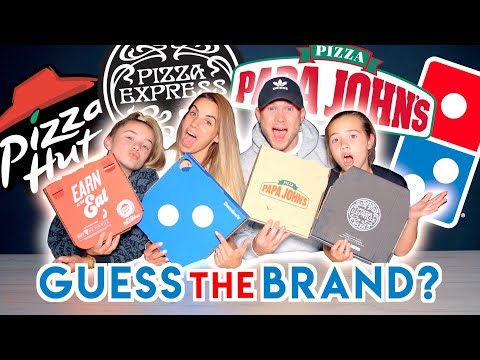 BLIND PIZZA TASTE TEST!!  (GUESS THE RESTAURANT)