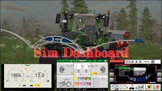 LS22 Sim Dashboard #18 Düngestreuer Zusatzdisplay