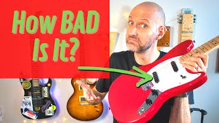 Video thumbnail for How BAD is the Squier Sonic Mustang [review and demo] #electricguitar #budgetguitar #cheapguitar by NO SHRED ZONE