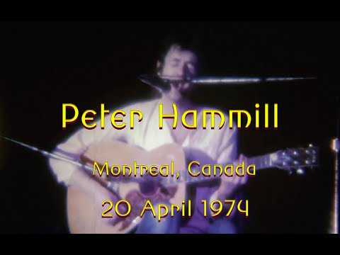 Peter Hammill - Live Montreal Canada 20 April 1974 8mm Film