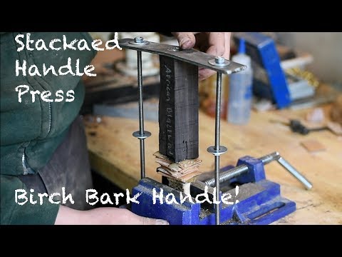 Making A Stacked Handle Jig/Press For Hidden Tangs And Stacked handles