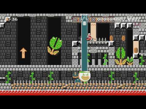 Exhausting Excitebike Execution by Dr. Evil - SUPER MARIO MAKER - NO COMMENTARY 1bg 1bh