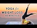 10 Min Yoga For Weight Loss Beginner Intermediate Flow With Sheena Short Yoga Class At Home