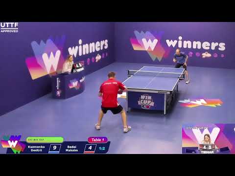 WINners CUP table 1  28.11 Kuzmenko Dmitrii - Badai Maksim     13:00