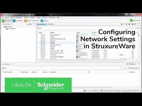 Configuring Network Settings in StruxureWare Data Center Expert | Schneider Electric Support