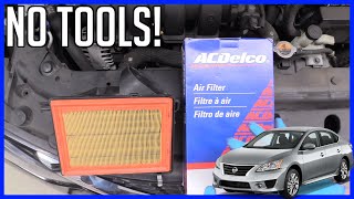 Replace Engine Air Filter Nissan Sentra