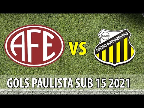 Gols - Paulista Sub 15 2021 - Ferroviária x Novorizontino (28/08/2021)
