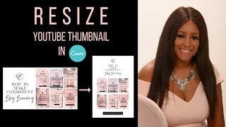 Canva Tutorial: How to Resize YouTube Thumbnail for Pinterest