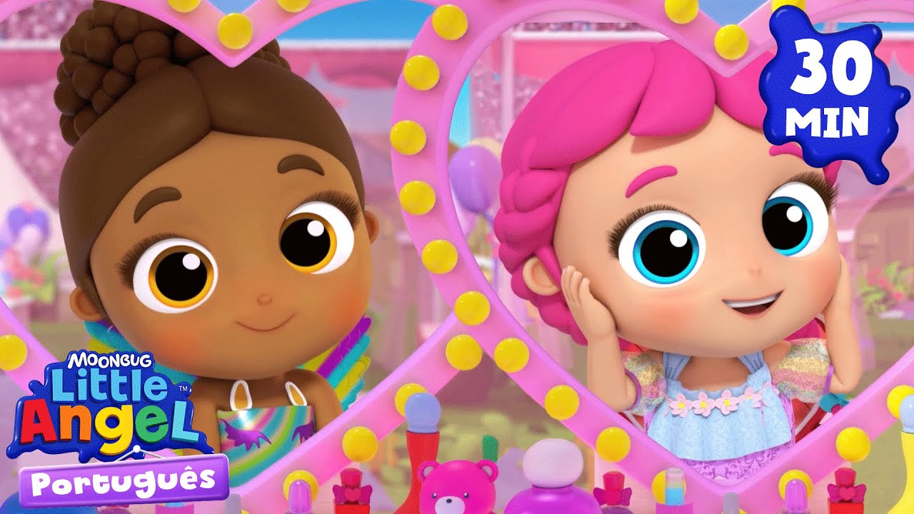 Me arrumando com a minha amiga 💄🩷 Little Angel Brasil | Músicas Infantis em Português