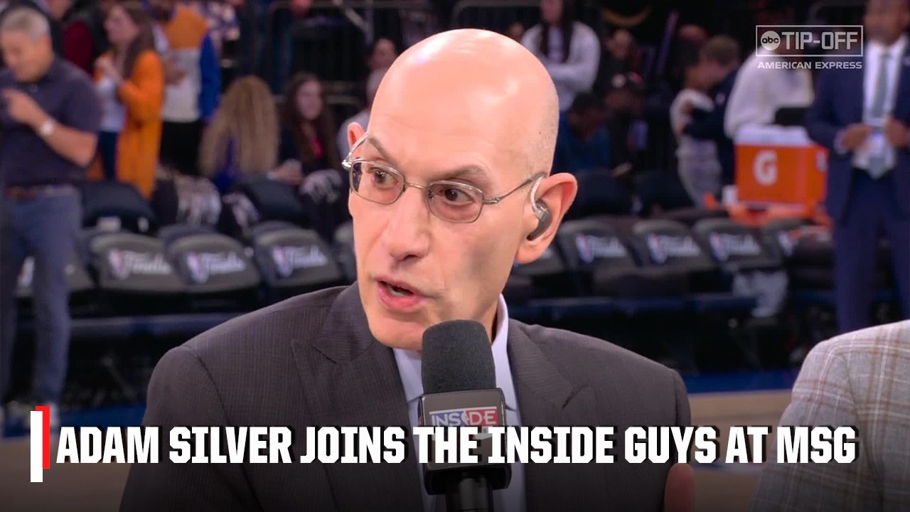 'I haven't seen anything like this' Adam Silver on the atmosphere around New York | NBA Tip-Off