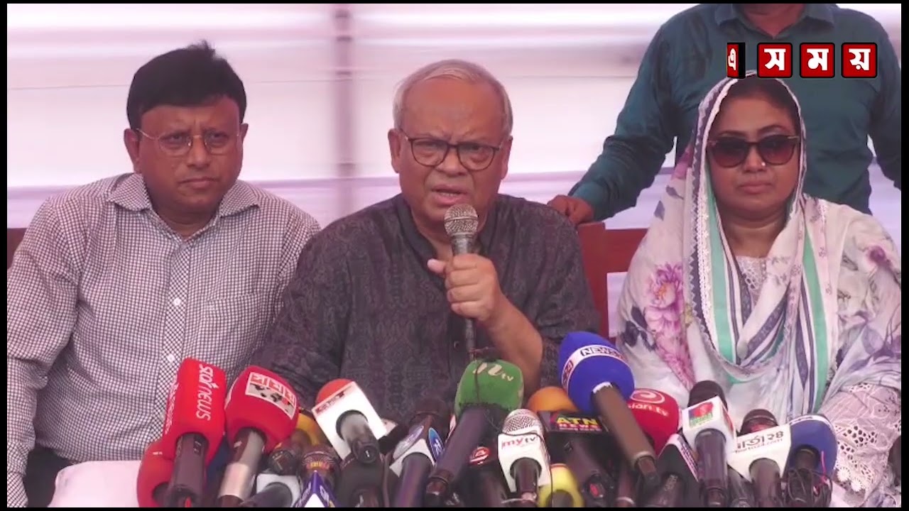 নীলফামারীতে বিএনপির সিনিয়র যুগ্ম মহাসচিব রুহুল কবির রিজভী।