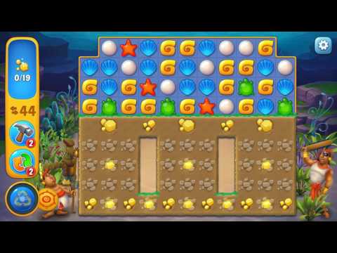 Fishdom level 50 Gameplay (iOS Android)