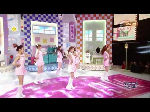 [Mirror Ver.] 140406 Apink - Mr.Chu [Comeback Stage]