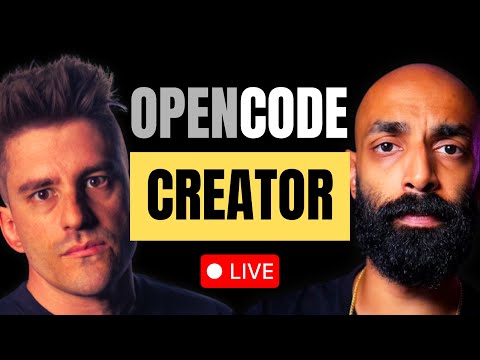 [VOD] Live with Dax Raad (creator of OpenCode)