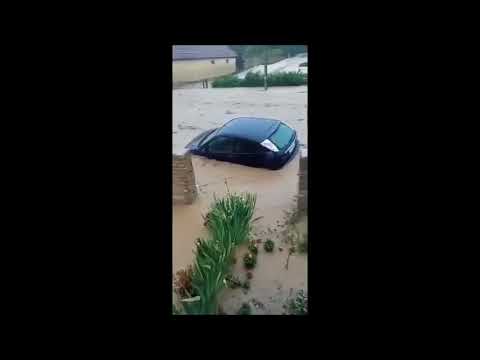 Flood Jágónak Tolna Hungary | Brutális özönvíz és villámárvíz a Tolna megyei Jágónakon 17.07.2021