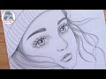 A Cute Face - Drawing Tutorial || How to draw a girl - Step by step || Pencil Sketch