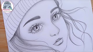 A Cute Face - Drawing Tutorial  How to draw a girl