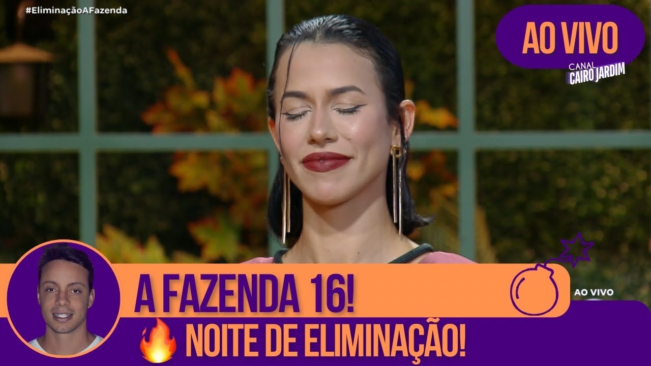 🟣 A FAZENDA 16: NOITE DE ELIMINAÇÃO!