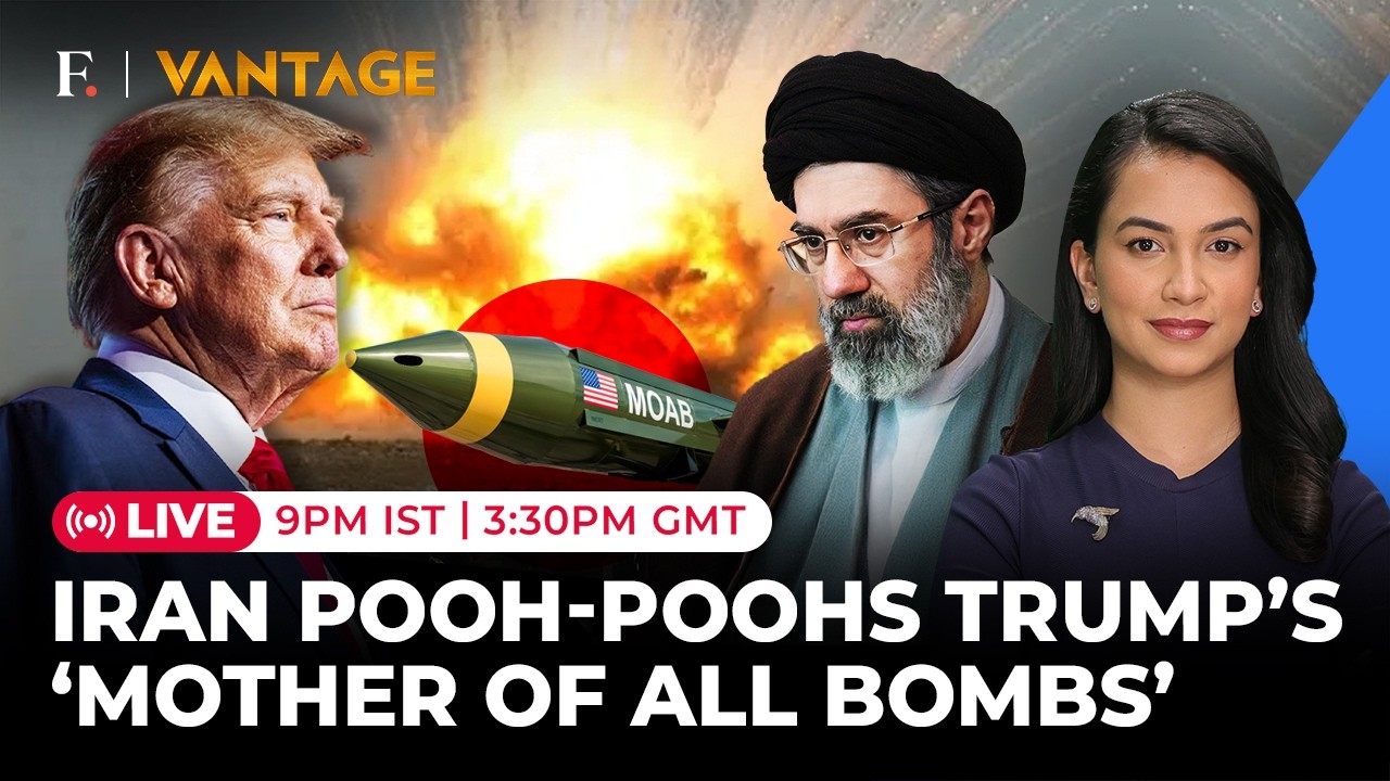 LIVE: 'Angry' Trump Takes Aim at Iran's Pickaxe Mountain With Mother of All Bombs | Vantage
