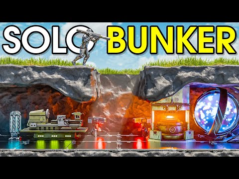 I Built An UNRAIDABLE SOLO Bunker In ARK PvP (FULL WIPE MOVIE)