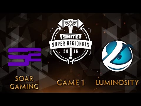 SMITE Super Regionals Day 2 - SoaR Gaming vs. Luminosity (Game 1)