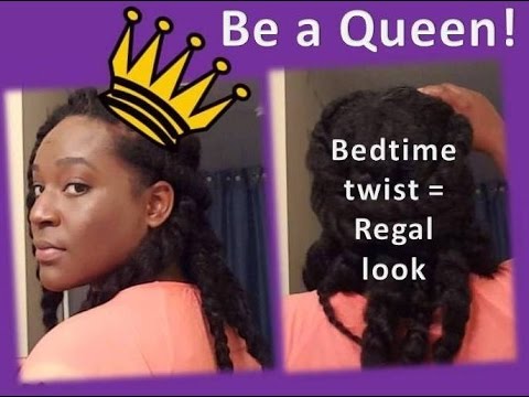 LOOK LIKE A QUEEN! "The Chunky Twist Medieval Half PinUp"