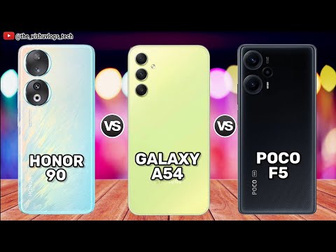 Honor 90 vs Galaxy A54 vs Poco F5 || Full Comparison⚡Price, Full Reviews🔥1st Impression 2023