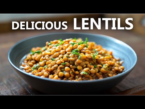 EASY LENTIL RECIPE for a Vegetarian and Vegan Diet | Lentil Recipes