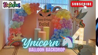 DIY | Unicorn Balloon Garland 2024 | Unicorn Theme Balloon Decorations | Party King Kuwait