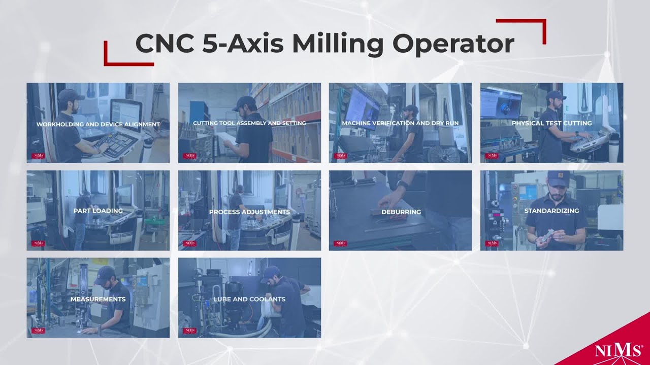 Experience Me - CEI - CNC 5-Axis Milling Operator - Duty 1.01: Workholding Device Management