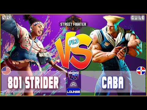 SF6 REPLAY 💥💥 801 Strider (lily) VS Caba (guile) 💥💥 High level gameplay