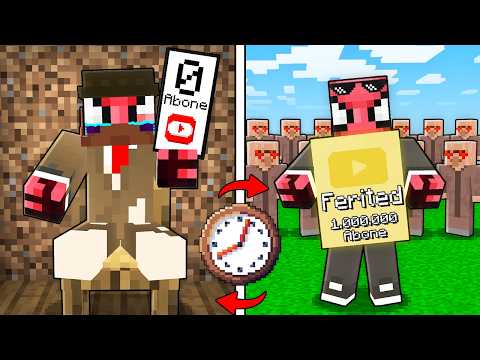 24 SAATTE YOUTUBER OLMAK - Minecraft
