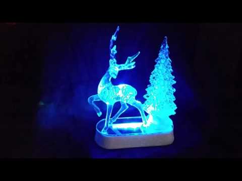 Colour changing LED Tree and Deer only £13