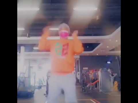 Somizi dancing at the gym