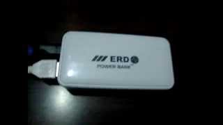 preview picture of video 'Portable Powerbank India 4400 mah ERD'