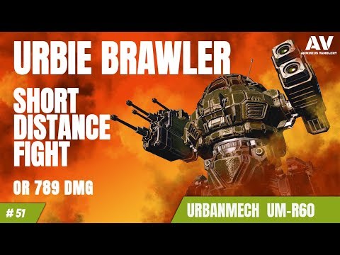 #51 | Urbie Brawler with 4xHMG 2xSPL | Urbanmech UM-R60 | Mechwarrior Online