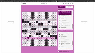 Solving the WaPo Crossword 07/24 in 4:25 (New Thursday PR)