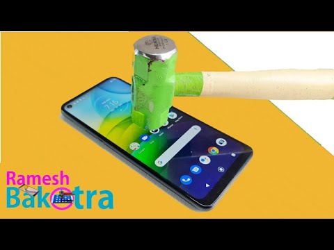 Moto G9 Power Screen Scratch test