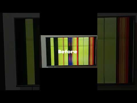 TCL 55" Android Tv. issue: Multiple Barlines. Repair Panel Only. Thank you LORD 🙏