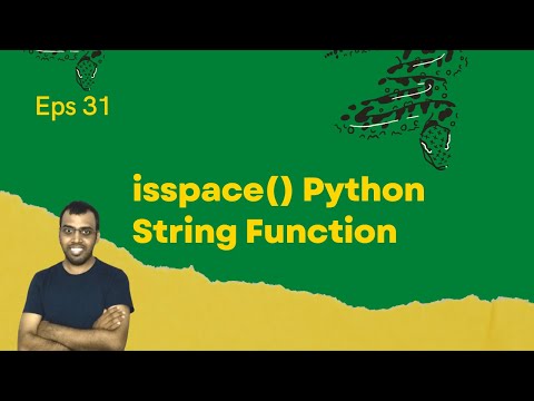 Isspace Python String Function 31 Lingarajtechhub