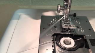 Threading your Janome-Manual bobbin threading