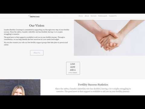 London Fertility Concierge - SlyFox Web Design & Marketing - Website Tour