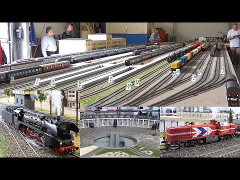 XXL-Spur1-Fahrtreffen 9/23 München – ICE 3, Class 66, BR101, G1700 1:32 Bahnhof Augsburg Modellbahn