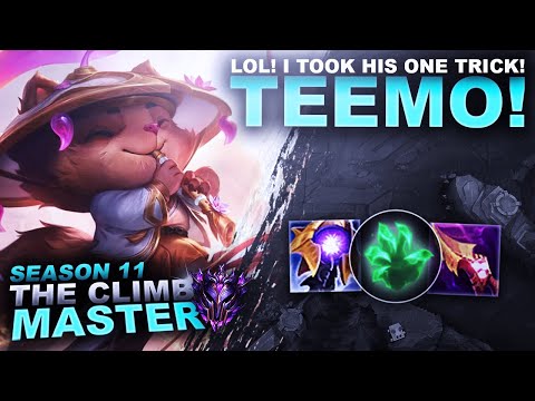 WHAT ARE THE CHANCES? I TOOK HIS ONE TRICK FROM HIM! TEEMO - Climb to Master S11 | League of Legends
